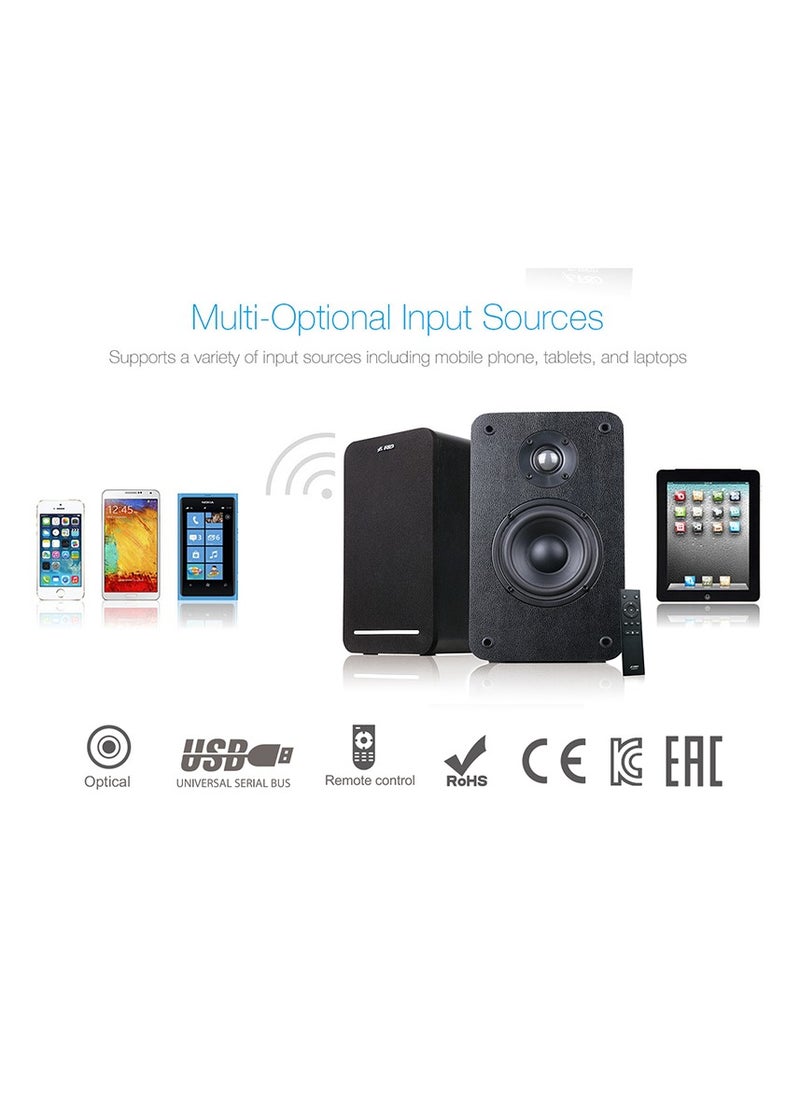 F&D - F&D R40Bt 6000WBimbo-Bluetooth Tweeter Bookshelf USB/OPTICAL/HiFi sound performance - Image 1