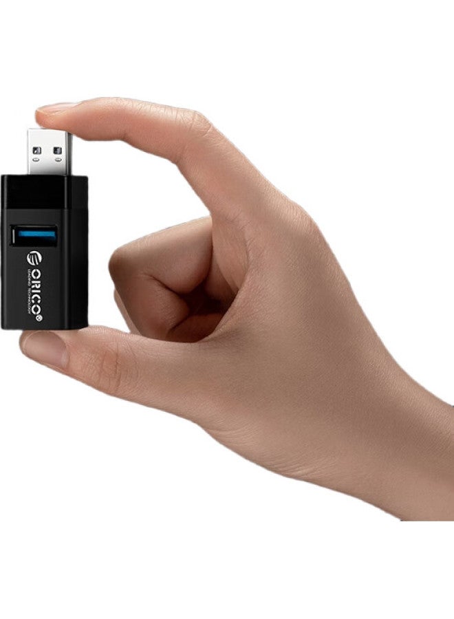 Orico Usb Hub Mini, Three-Port Expansion Dock, Direct Plug-In Multi-Interface Adapter, Black - Image 3