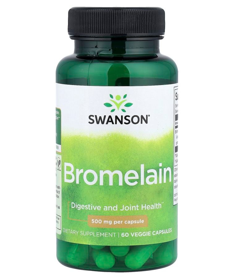 Bromelain 60 Veggie Capsules (500 mg per Capsule)