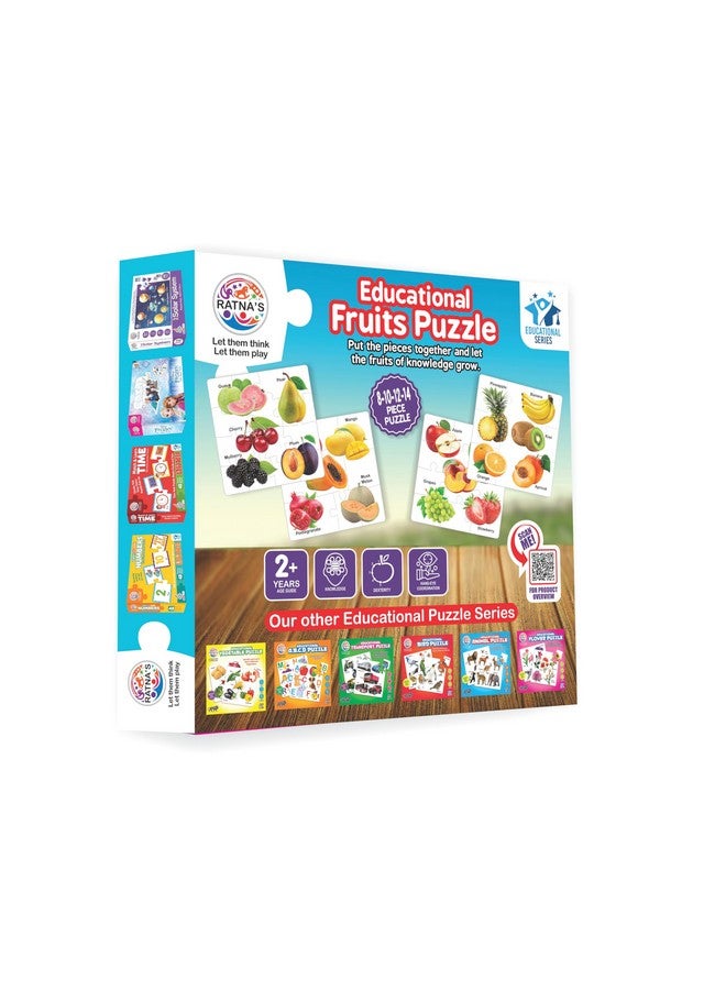 Ratna's Educational Fruit Jigsaw Puzzle for Kids to Enhance Their Knowledge About Fruit and Teach Your Kids About Fruits - Image 4