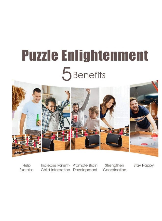 Max Strength 3-in-1 Multi Game Table, Foosball, Billiards & Air Hockey Family Entertainment Game - Image 5