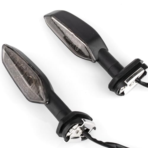 HAZAWA أضواء إشارة الانعطاف LED متوافقة مع كاواساكي نينجا 300 400 650 H2 ZX-25R ZX-6R ZX-10R Z400 Z900 Z1000 (عدسة دخانية) - Image 2