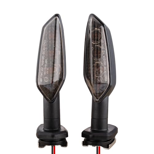 HAZAWA أضواء إشارة الانعطاف LED متوافقة مع كاواساكي نينجا 300 400 650 H2 ZX-25R ZX-6R ZX-10R Z400 Z900 Z1000 (عدسة دخانية) - Image 1
