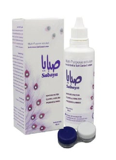 Sabaya Multi Purpose Solution For All Types of Lenses 100 ml  - Image 1