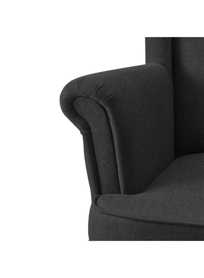 REGAL IN HOUSE In House | Chair king Velvet with Two Wings from In House - Black - E3 - Image 5