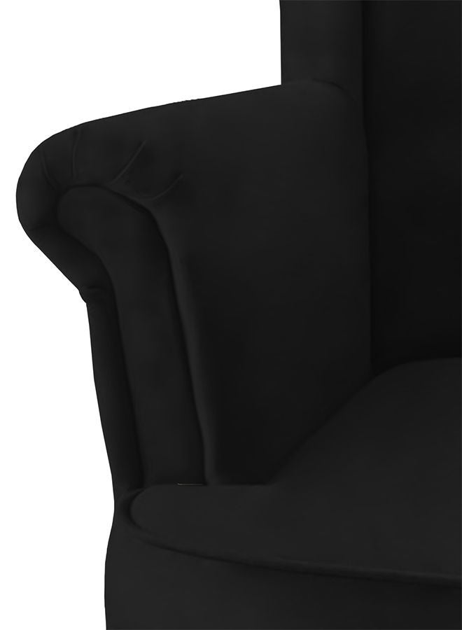 REGAL IN HOUSE In House | Chair king Velvet with Two Wings from In House - Black - E3 - Image 3
