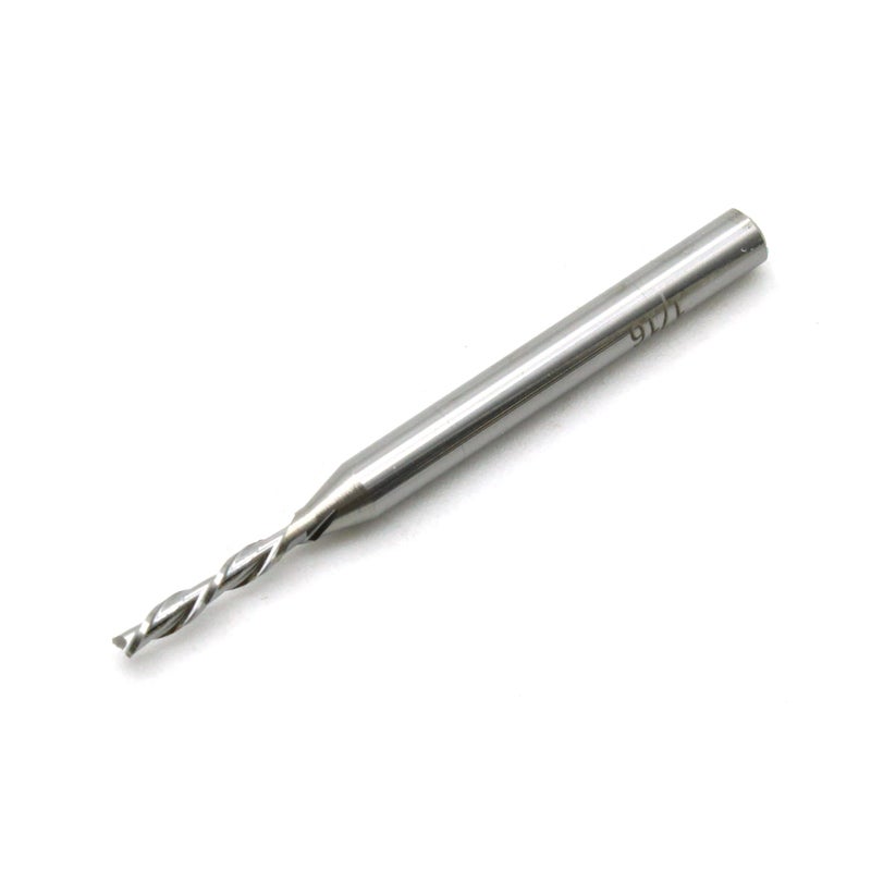 TEMO 1/16 Inch Diameter Carbide Downcut Inlay Router Bit CNC End Mill 1/8 Inch Shank, Ideal for Wood Carving, Slot Mortise, Engraving, Grinding