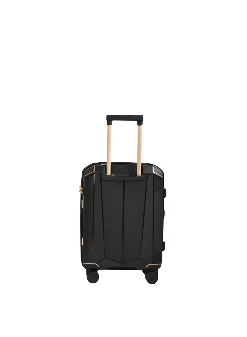 Track Track PP Carry On Luggage 925-20 Hard Shell Cabin Suitcase 20 Inch Expandable with Combination Lock, Double Zip & 4 Double Spinner Wheels