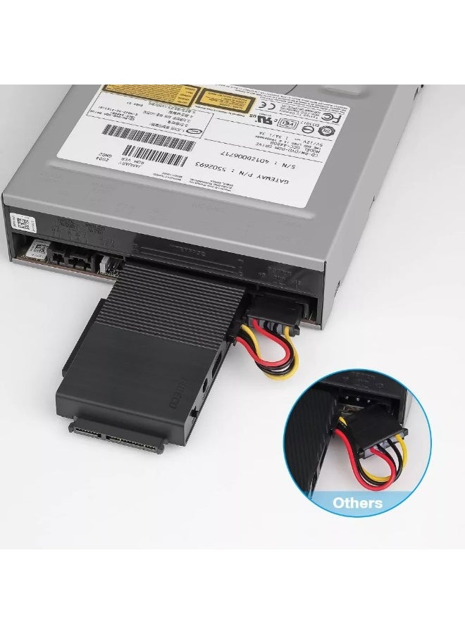 FIDECO USB 3.0 to IDE/SATA Hard Drive Adapter S3G-PL319, SATA & IDE HDD SSD Converter with Power Switch, Supports up to 16TB - Image 3