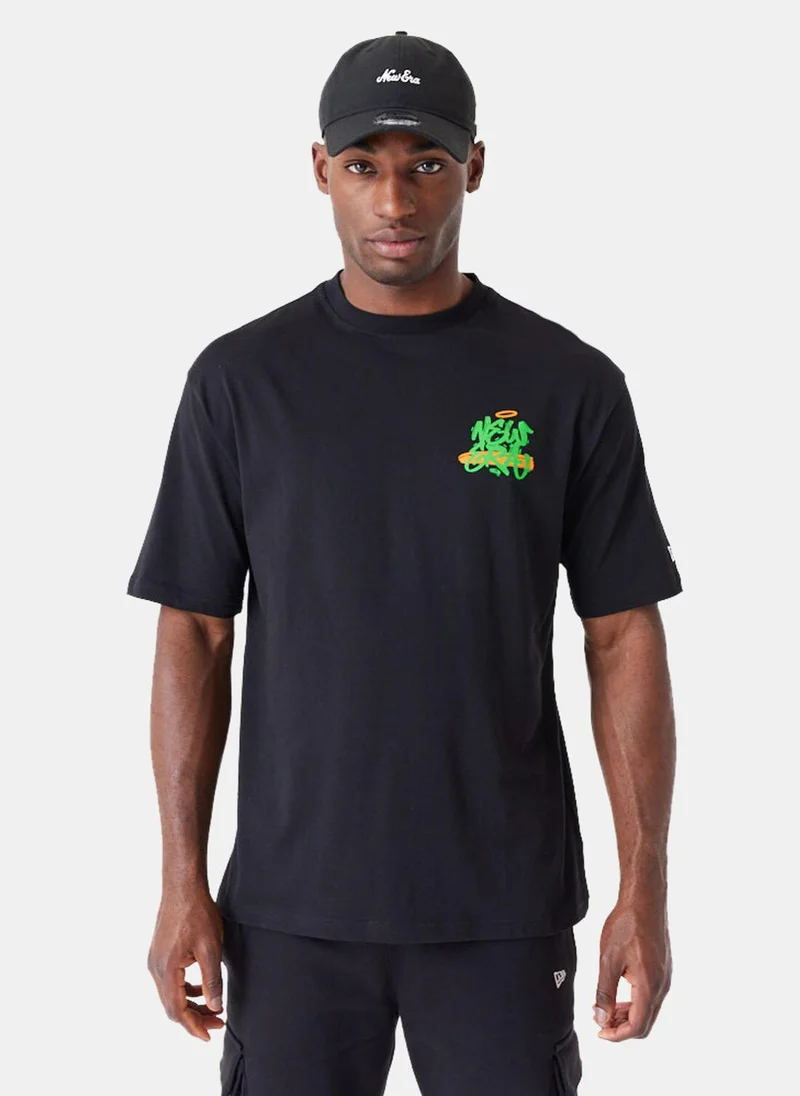 نيو ايرا Men's Spray Graphic T-Shirt