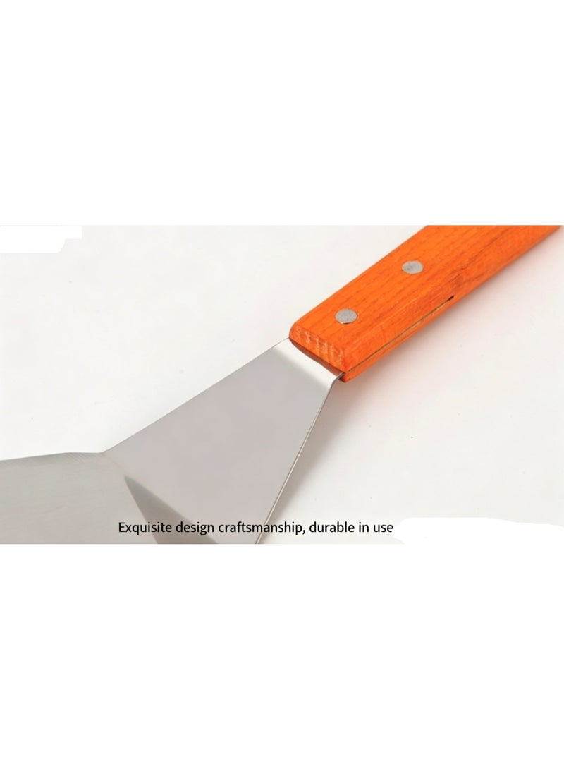 Triple Rivet Stainless Steel Wide Turner - Image 3