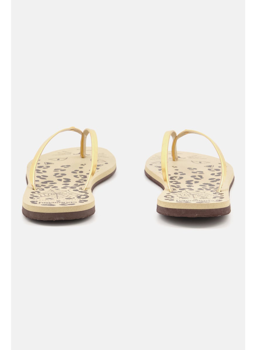 havaianas - Women Style 2 Animal Print Slip On Slippers, Beige - Image 1