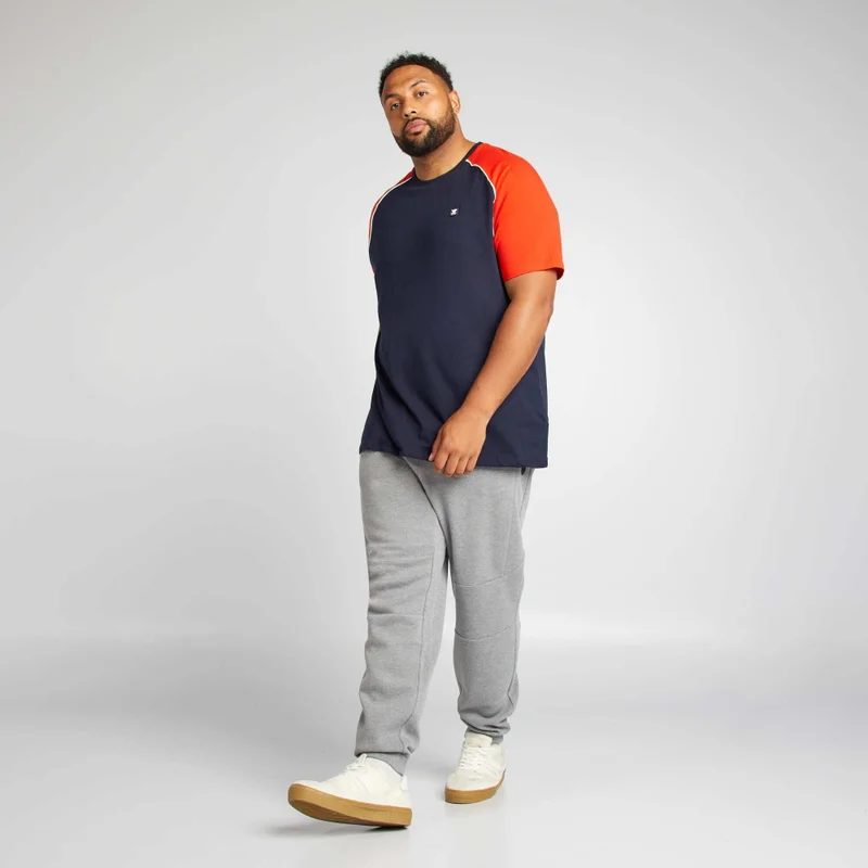 Kiabi Piqué Sweatshirt Fabric Joggers Grey