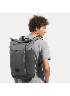 Quechua Hiking Backpack 23 l, NH500 Escape Rolltop grey  - Image 3