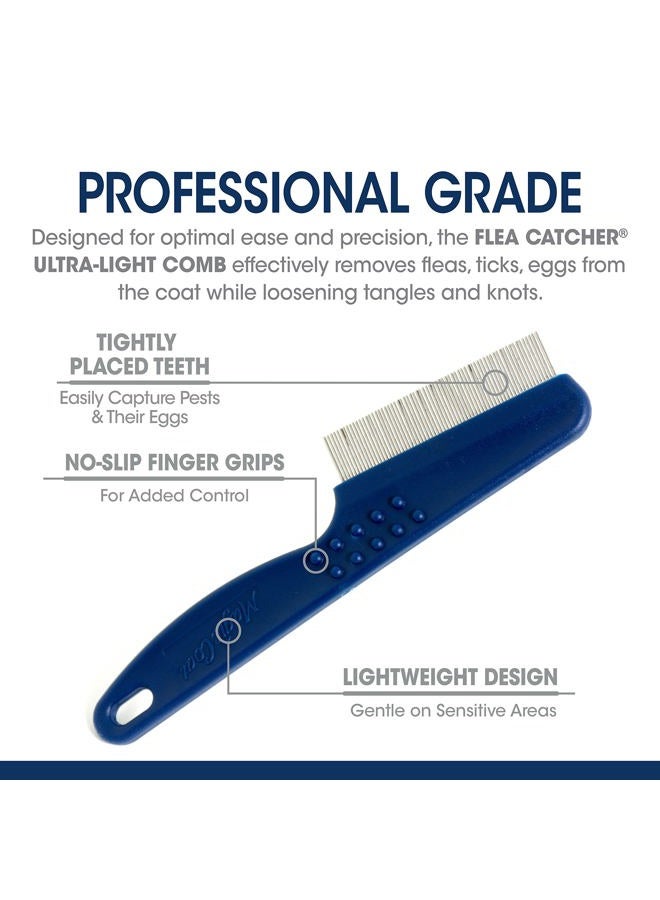 four paws Magic Coat 1 Row Flea Comb, Plastic - Image 2