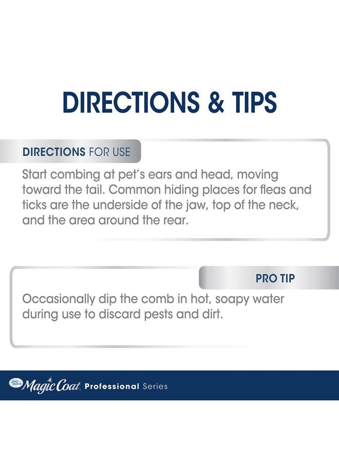 four paws Magic Coat 1 Row Flea Comb, Plastic - Image 3