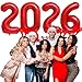 BBPOOL Giant Red 2026 Balloons 40 Large Red 2026 Balloons Helium Mylar Foil Balloons for 2026 New Year Graduation Christmas Party Decoration - Image 4