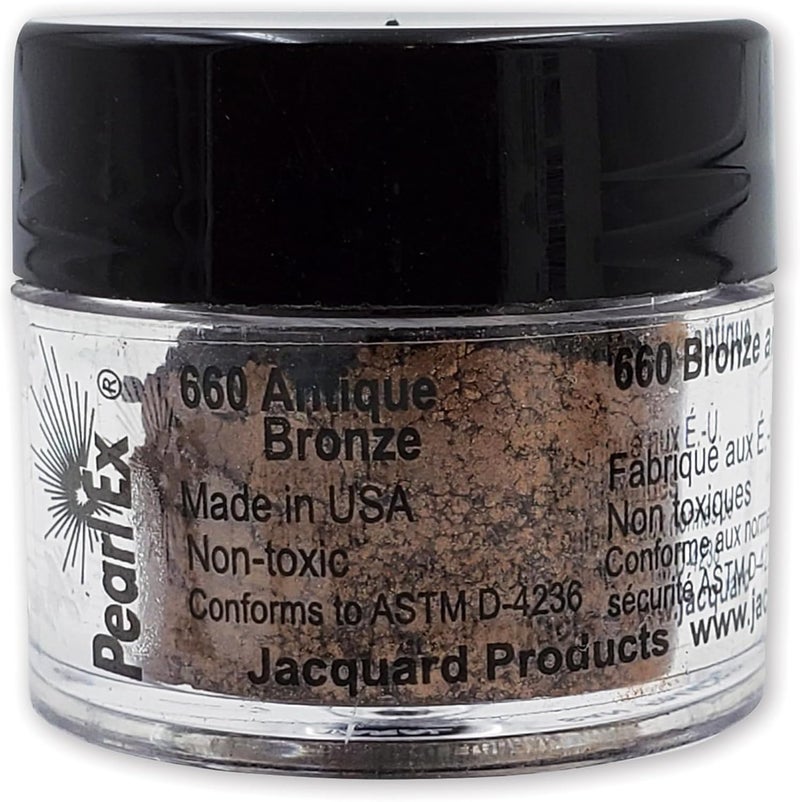 Jacquard Pearl Ex Antique Bronze Pigment Powder - 3g - Image 1