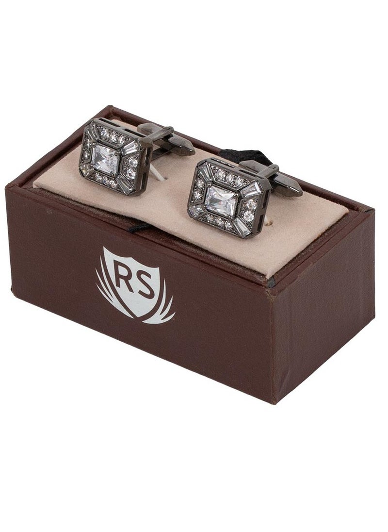 RS - Crystal Cufflinks - Image 1