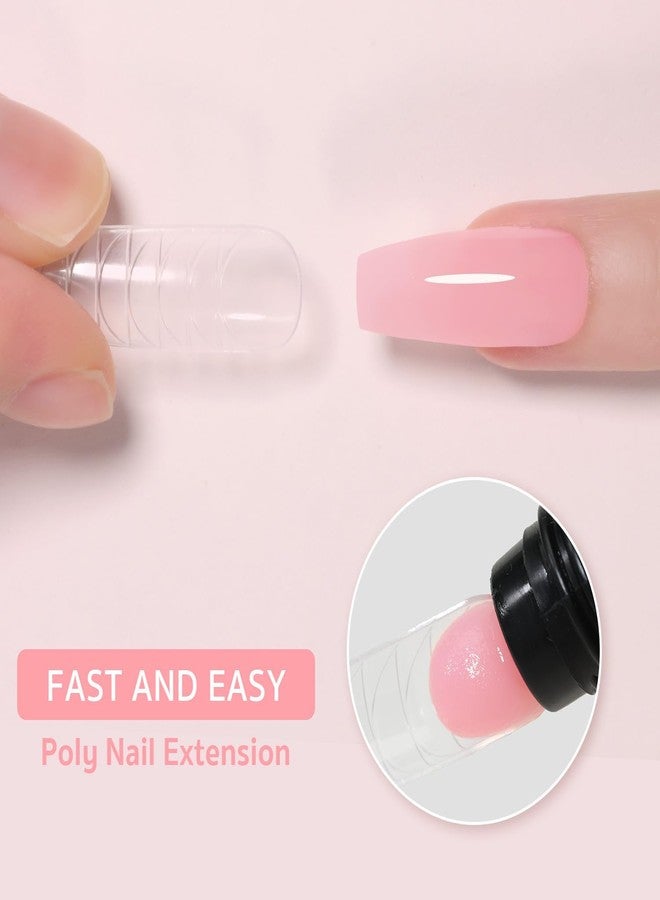 PRO ROOP PROROOP Poly Extension Gel For Nail 30Ml Builder Nail Gel Trendy Nail Art Design Nail Extension Gel Salon Nail Easy Diy At Home Fall For Women (Nude Pink), Glossy Finish - Image 4