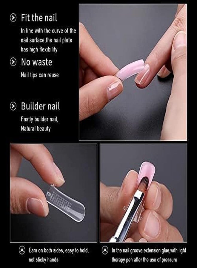 PRO ROOP PROROOP Poly Extension Gel For Nail 30Ml Builder Nail Gel Trendy Nail Art Design Nail Extension Gel Salon Nail Easy Diy At Home Fall For Women (Nude Pink), Glossy Finish - Image 2