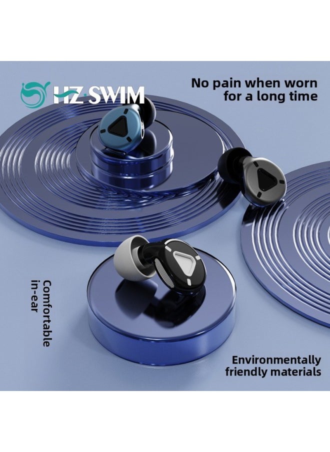 Generic - Private Mold Earplugs Advanced Decompression Button Earplugs Sleep Anti-Noise Earplugs Super Sound And Noise Reduction Earplugs-Color:Color Box + Heart-shaped Storage Box + White And Black + Black Replacement Ear Caps - Image 1