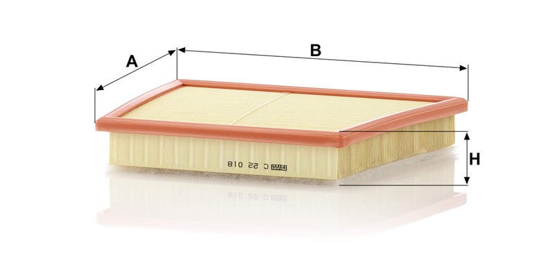 MANN FILTER MANN-FILTER C 22 018 Engine Air Filter - Image 2