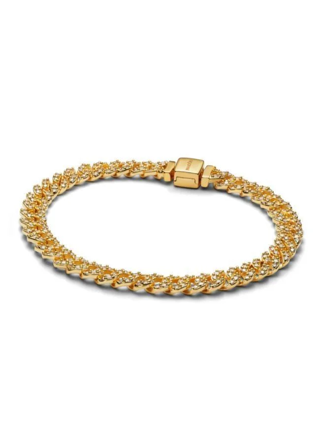 Pavé Cuban Chain Bracelet