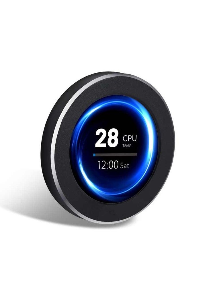 porodo - Gaming 2.1" Dia Mini Smart Information Screen with 3M - Black - Image 1