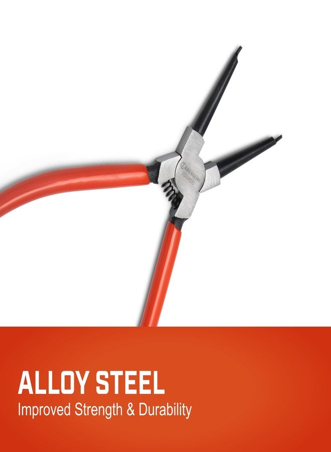 Crescent Straight Internal Snap Ring Pliers - Rings Installation & Removal Tool for Home Improvement, Repair & Mechanic Use - 7" - 7SISRDG - Image 4