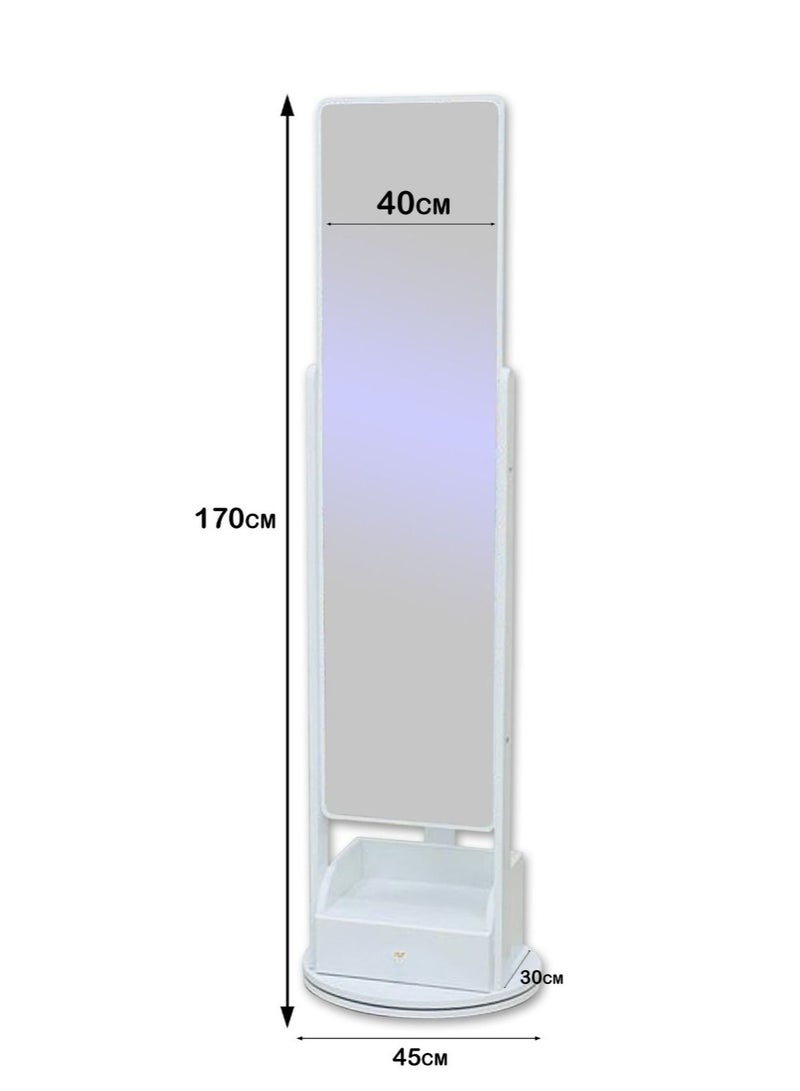 Floor Full Length Mirror With Holder 170X40X45Cm - Image 2