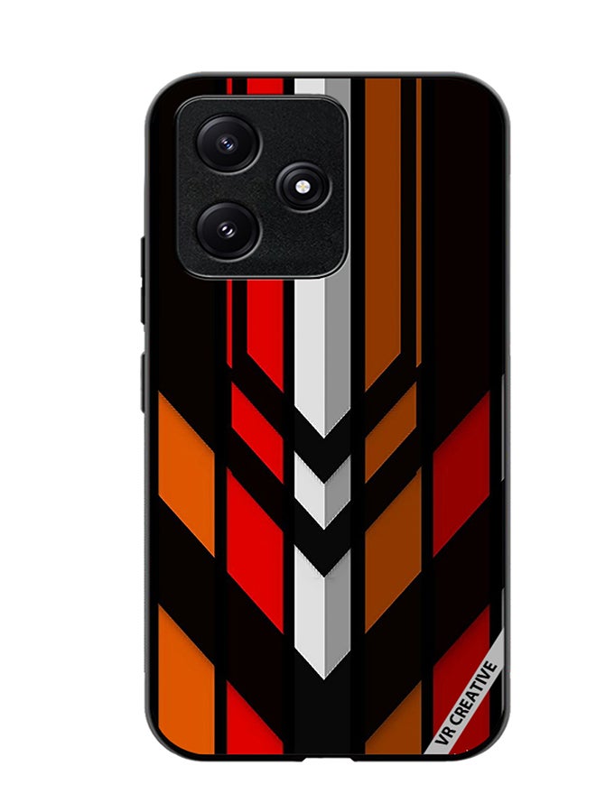 VR CREATIVE Protective Case Cover For Xiaomi Poco M6 Pro 5G Abstract Design Multicolour - Image 1