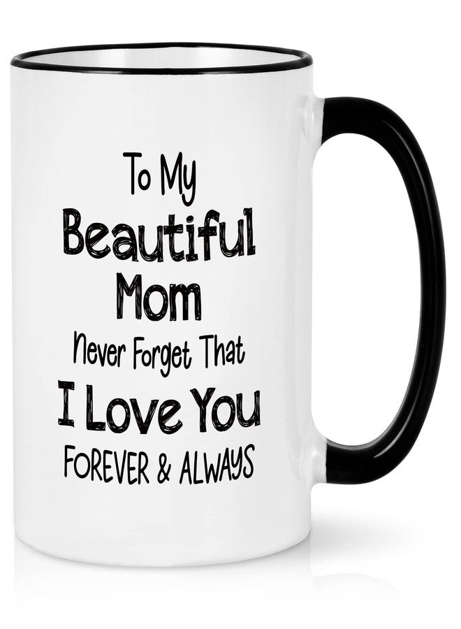 Cabtnca Mothers Day Mom Gifts, I Love You Mom Coffee Mug, Mothers Day Gifts for Mom from Daughter Son, Birthday Christmas Gift, 11Oz - Image 1