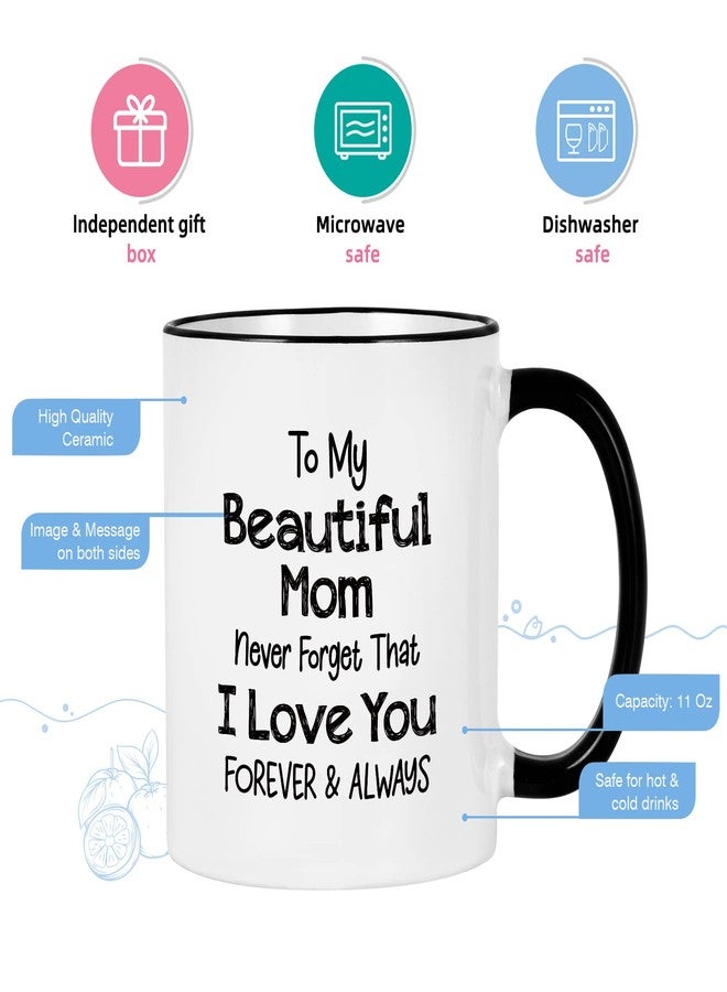 Cabtnca Mothers Day Mom Gifts, I Love You Mom Coffee Mug, Mothers Day Gifts for Mom from Daughter Son, Birthday Christmas Gift, 11Oz - Image 5