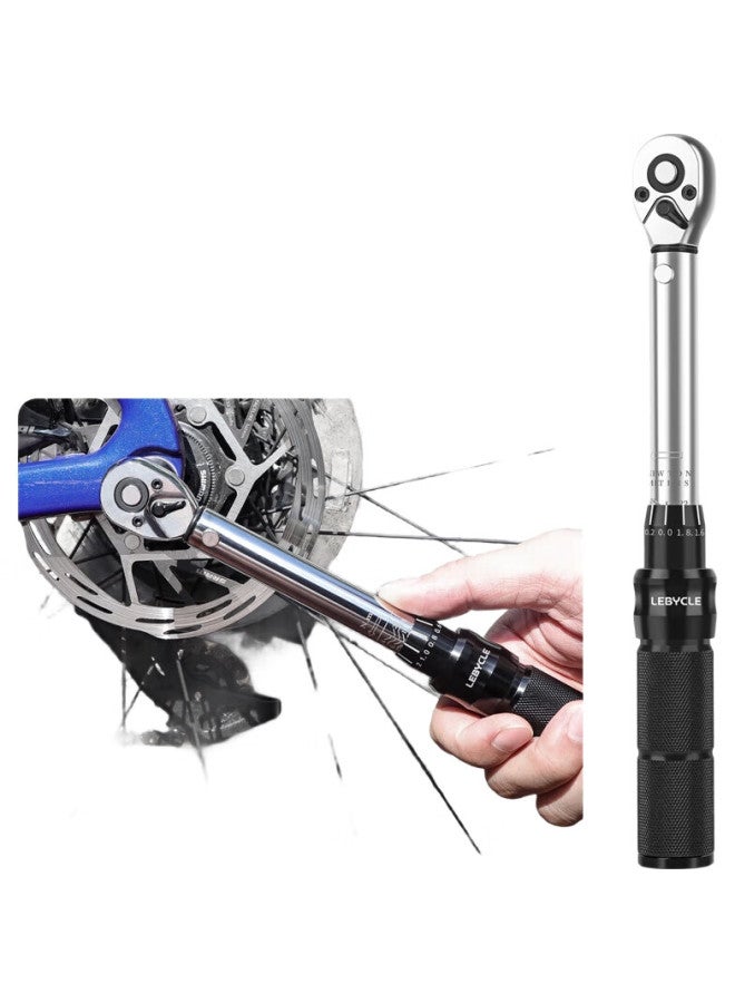 LeBycle Mountain And Road Bicycle Torque Wrench, Hexagonal Head, Torque Ratchet, Specialized Repair Tool Set, 2-24Nm - Image 1
