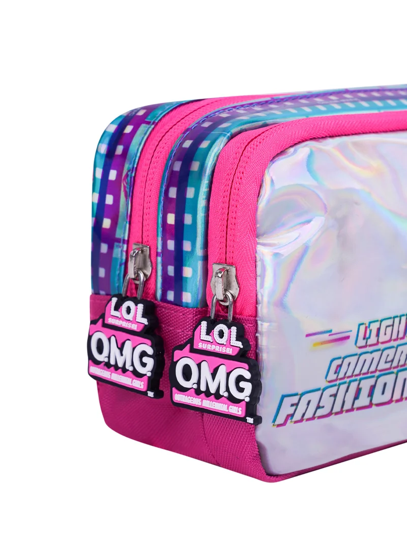 MGA Mga Lol-Omg Lights Camera Fashion Pencil Case 2 Compartment