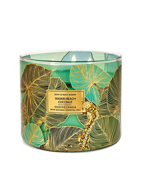 Waikiki Beach Coconut 3-Wick Candle