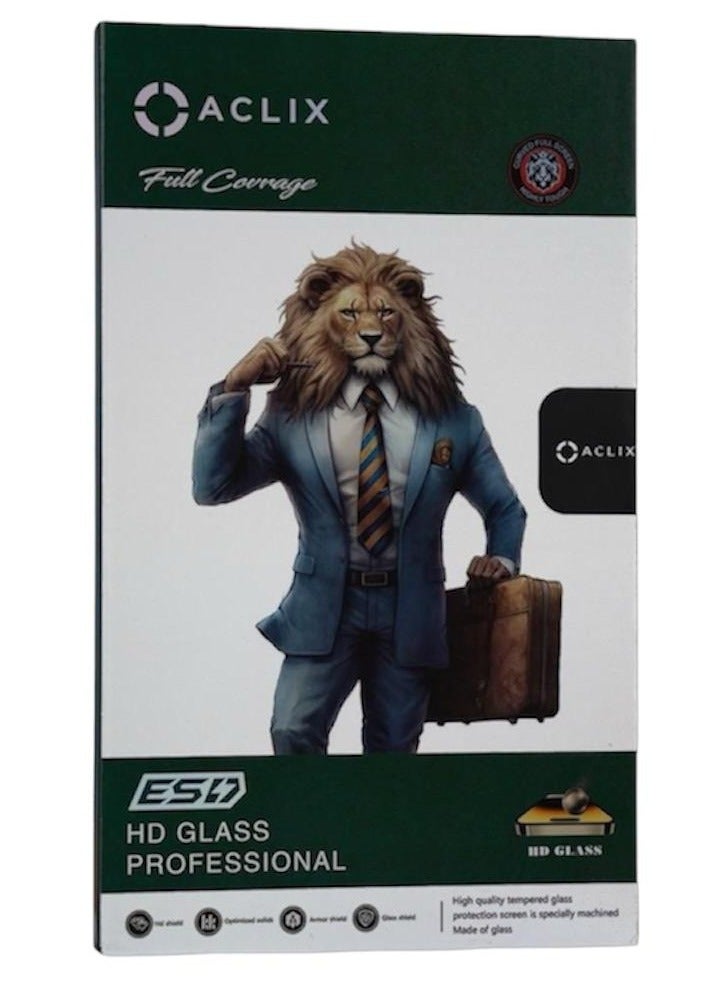 أكاليكس واقي شاشة من الزجاج المقسى 5D مصمم لهاتف اوبو A16، غراء كامل من الحافة إلى الحافة، تغطية كاملة للشاشة وخالية من الفقاعات - Image 2