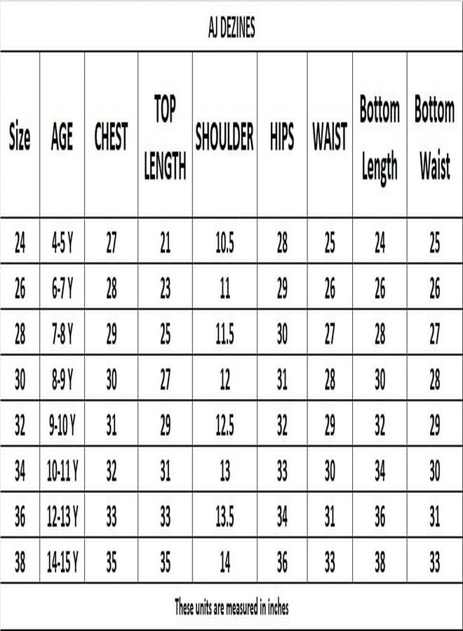 AJ Dezines طقم شراة كورتا بدون أكمام للفتيات من AJ DEZINES - ملابس تقليدية | زي مهرجان - مزين بالخرز ونقوش مطبوعة، مقاس عادي (G-1168-PINK-30) - Image 4
