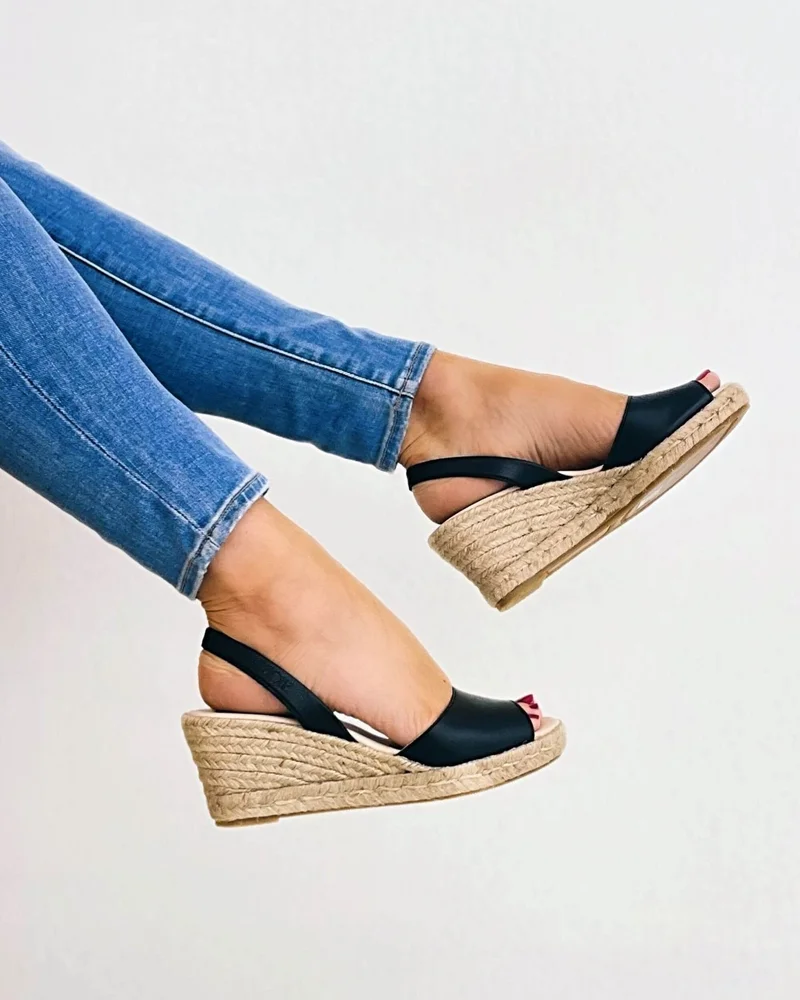SHOEQ Classic Espadrille Wedge