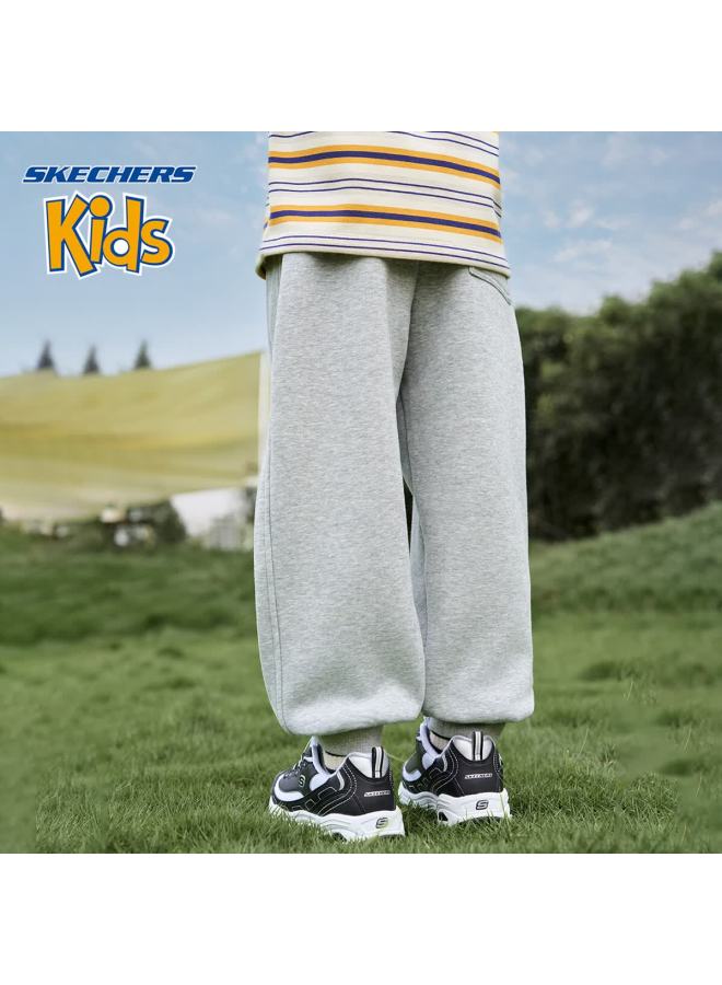 Skechers Boys' Outdoor Sports Knit Jogger Pants Winter , Rainy Gray, Size 120 - Image 3
