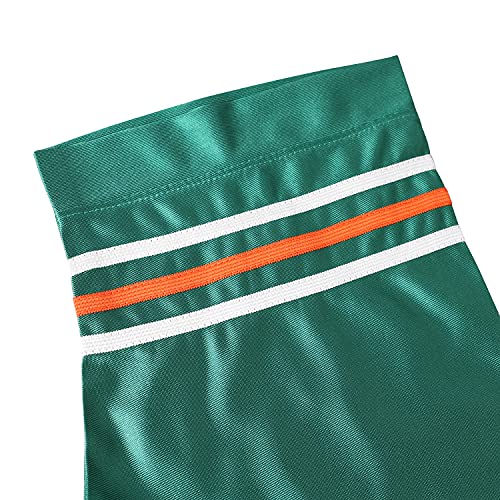 MESOSPERO Mens Ray Finkle 5 Ace Ventura Pet Detective Jim Carrey Movie Football Jersey All Stitched Green S-XXXL (Green, XXX-Large) - Image 5