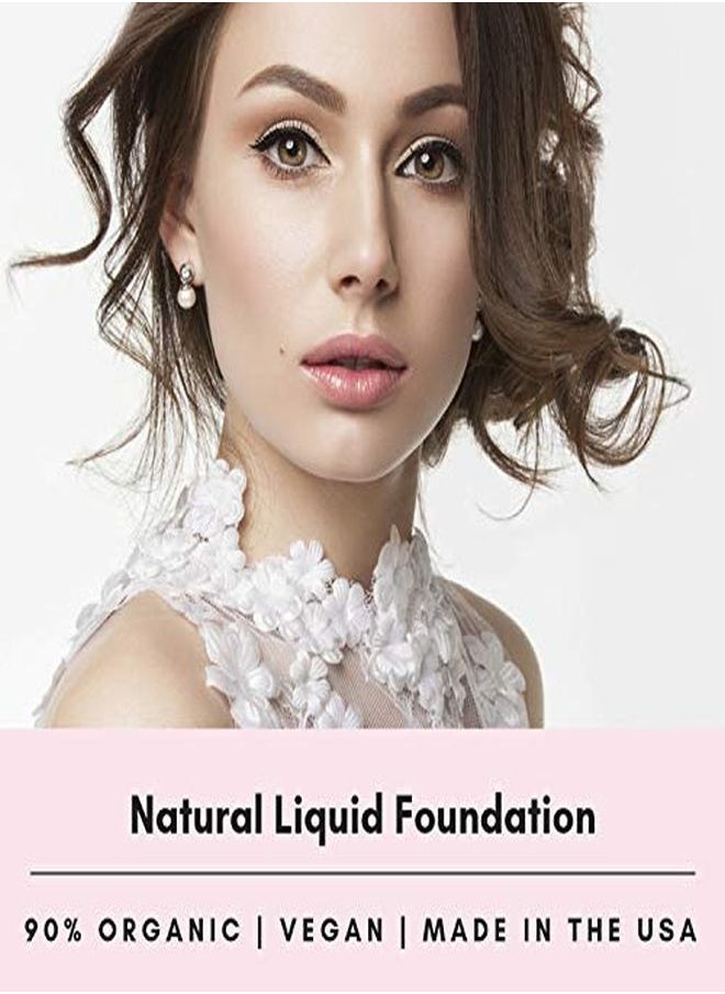 Mom's Secret 100% Natural Foundation, Organic, Vegan, Aloe Based, Natural Sun Protection, Gluten Free, Cruelty Free, Made In The Usa, 1Fl Oz. (Bamboo)  - Image 3