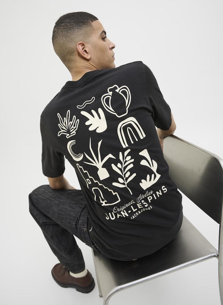 JACK & JONES Jorcanggu Slub Element Back T-Shirt  - Image 3