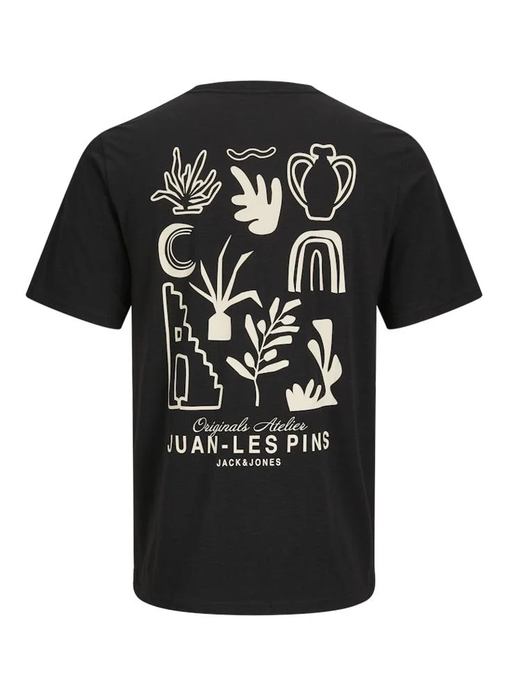 JACK & JONES Jorcanggu Slub Element Back T-Shirt