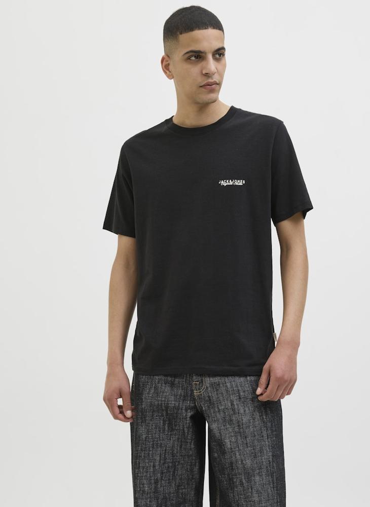 JACK & JONES Jorcanggu Slub Element Back T-Shirt  - Image 1