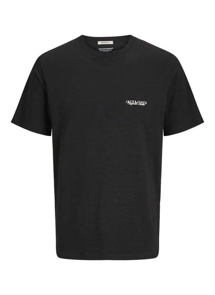 JACK & JONES Jorcanggu Slub Element Back T-Shirt