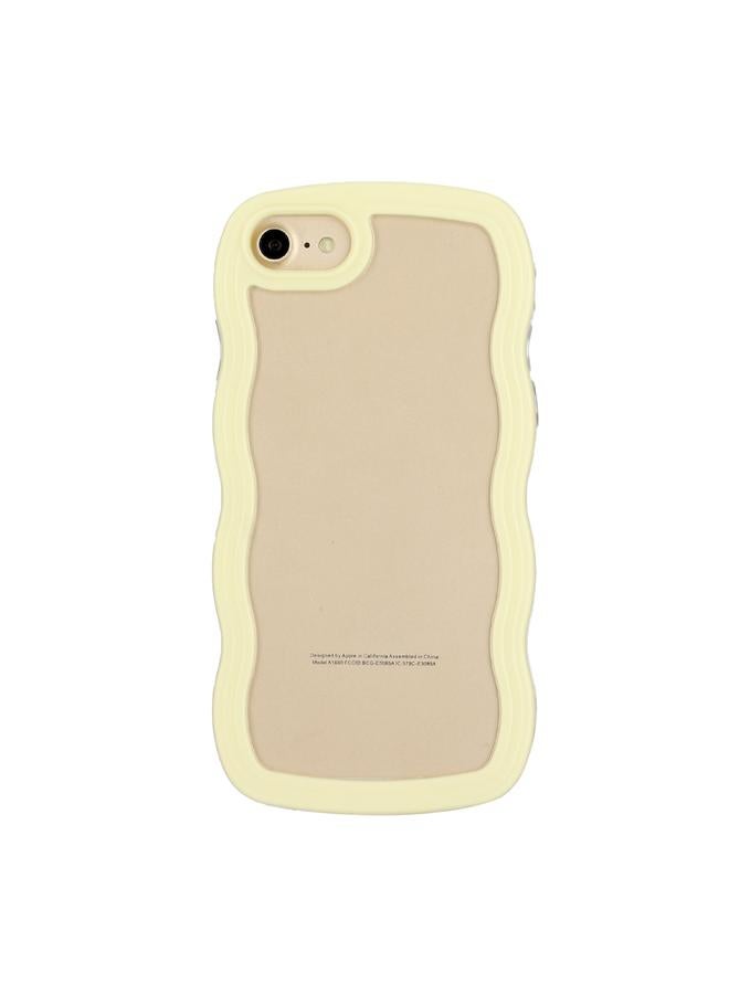 اس-توب جراب لهاتف iPhone SE 2022 / SE 2020 / 8 / 7، جراب شفاف من مادة TPU بلون الحلوى المموجة، مصنوع من الكمبيوتر الشخصي - Image 1