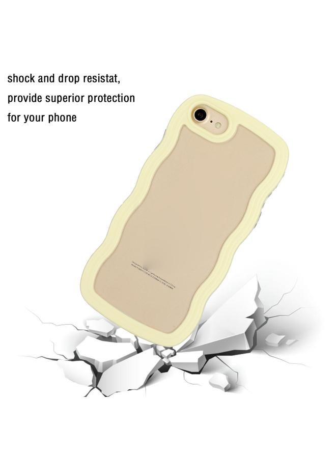 اس-توب جراب لهاتف iPhone SE 2022 / SE 2020 / 8 / 7، جراب شفاف من مادة TPU بلون الحلوى المموجة، مصنوع من الكمبيوتر الشخصي - Image 2
