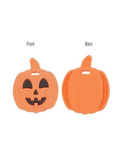 Nuby Nuby All Silicone Pumpkin & Chocolate Bar Teether - 2 Pack, 3+ Months  - Image 3